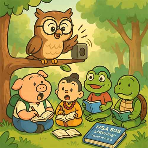 Cú Mọt Sóc Luyện Nghe Tiếng Anh Qua Các Bài Giảng Thuật Cổ