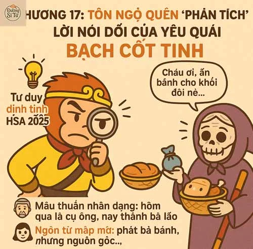 Tôn Ngộ QUên Phân Tích Lời Nói Dối Của Yêu Quái Bạch Cốt Tinh