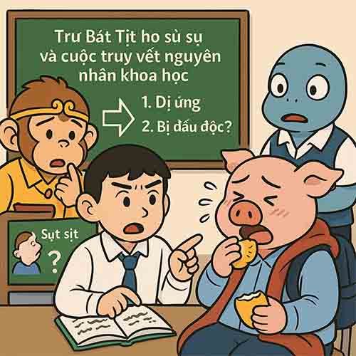 Trư Bát Tịt Ho Sù Sụ Và Cuộc Truy Vết Nguyên Nhân Khoa Học