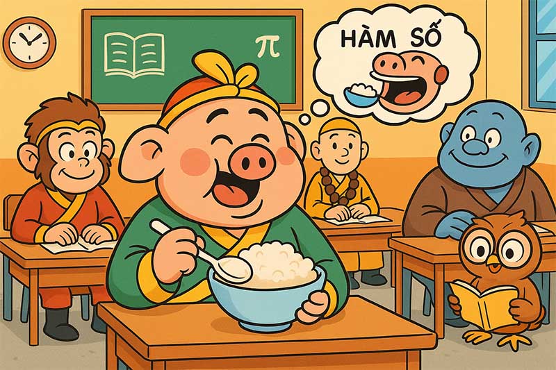 Phần 1: Chương 3: Trư Bát Tịt: “Lợn” Ham Ăn… Học Dở