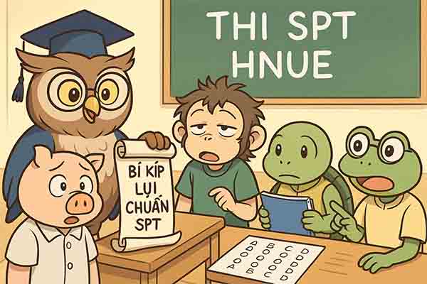 Phần 4: Chương 23: Cú Mọt Sóc Truyền Thụ Bí Kíp Lụi Trắc Nghiệm Chuẩn SPT HNUE 2025