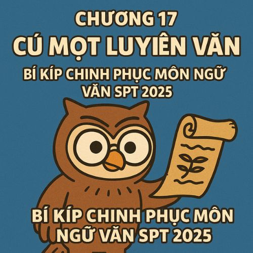 Cú Mọt Luyện Văn Bí Kíp Chinh Phục Môn Ngữ Văn SPT 2025