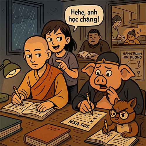 Phần 6 – Luyện cấp tốc Đề Thi Thử Tổng Hợp HSA 505: Thỉnh Kinh Thực Chiến