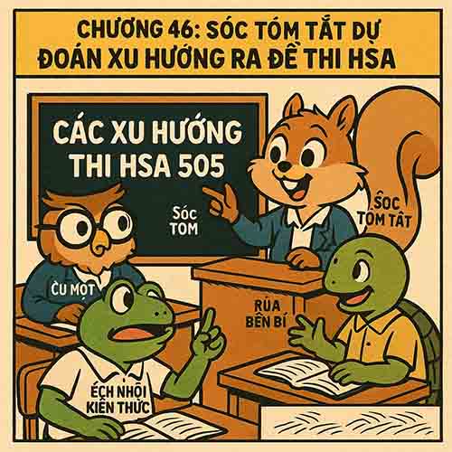 Sóc Tóm Tắt dự đoán xu hướng ra đề thi HSA 505