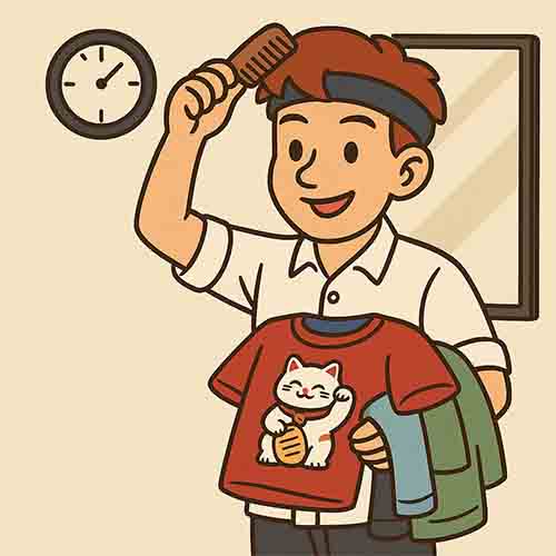 Tôn Ngộ Quên chỉ cách vận trang phục thi ĐGNL HSA 505 may mắn