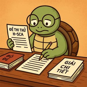 Rùa Bền Bỉ “Chậm Mà Chắc” Không Thể Bỏ Qua Bộ Đề Thi Thử H-SCA.( Có Giải Chi Tiết)