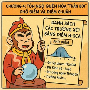 Tôn Ngộ Quên Hóa “ Thần Bói” Phổ Điểm Và Điểm Chuẩn. Danh Sách Các Trường Xét Bằng Điểm H-SCA 2025.
